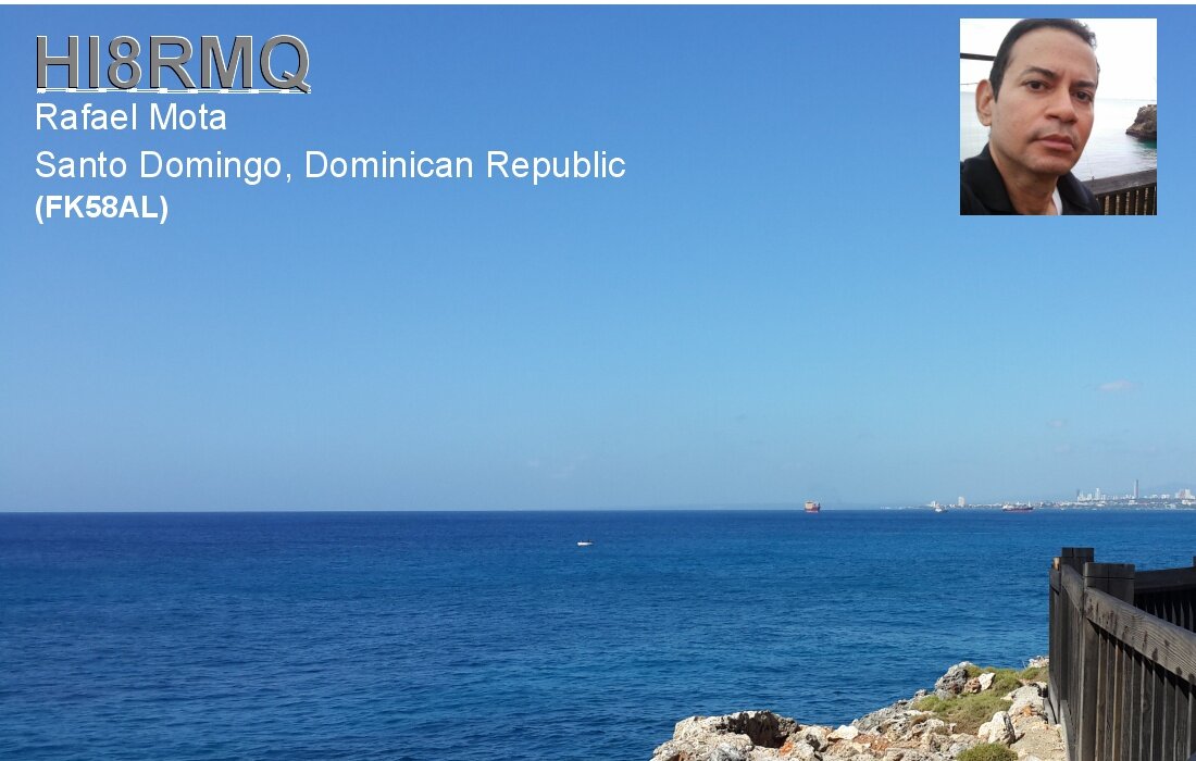 HI8RMQ QSL Card
